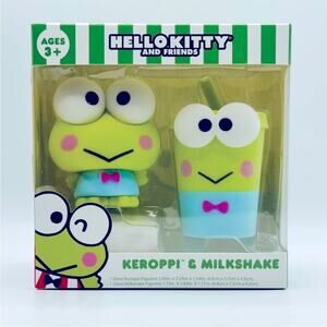 Keroppi and Friends 2 pack figure Keroppi and Milkshake Set Sanrio